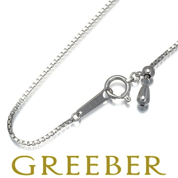 Rakuten - ベネチアン チェーンネックレス 45cm K18WG Necklace【中古】GENJ