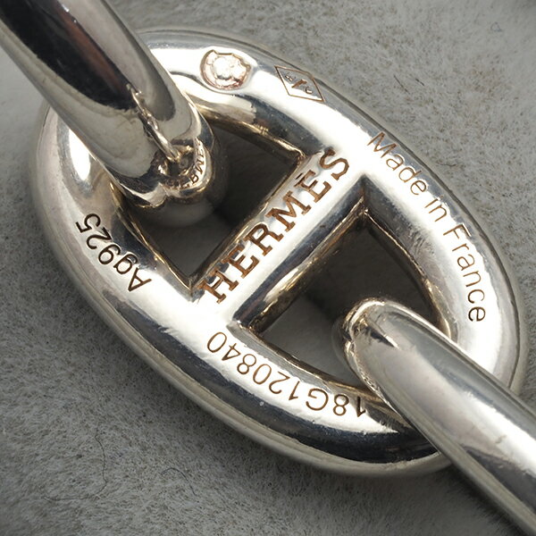 エルメス ブレスレット シェーヌダンクル MM 15コマ シルバー 925 【中古】BLJ