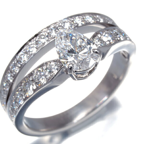 ★ポイント5倍対象商品★ 【要獲得！先着順最大3万円クーポン！】CHAUMET ショーメ リング ダイヤ ダイヤモンド 0.70ct ジョゼフィーヌ オーブプランタニエール ティアラ 12.5号 K18 鑑 Diamond Ring 指輪 【中古】BLJ