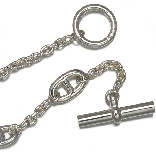 HERMES エルメス ネックレス シェーヌダンクル ファランドール 80 ロング シルバー 925 Necklace【中古】BLJ