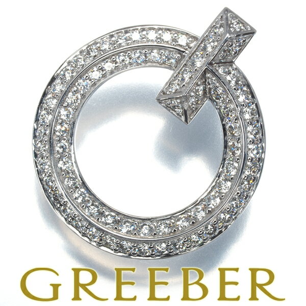 Tiffany&Co. ティファニー ペンダント トップ ダイヤ ダイヤモンド 0.72ct Tワン サークル K18WG Pendant【中古】BLJのサムネイル