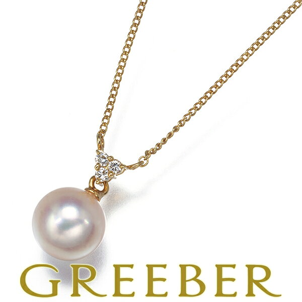TASAKI パール×3Pダイヤ 18K WG ネックレス｜アクセサリー