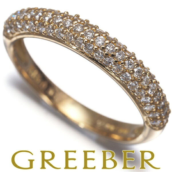 Rakuten - ヴァンドーム リング ダイヤ ダイヤモンド 0.36ct パヴェ 11号 K18YG Ring 指輪 【中古】BLJ/GENJ