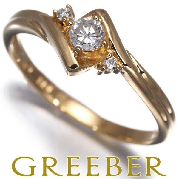 Rakuten - ヴァンドーム リング ダイヤ ダイヤモンド 0.12ct 10.5号 K18YG Ring 指輪 【中古】BLJ/GENJ