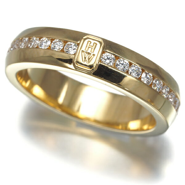 Rakuten - HARRY WINSTON ハリーウィンストン リング ダイヤ ダイヤモンド HWロゴ フルエタニティ 12.5号 K18YG Ring 指輪 【中古】BLJ