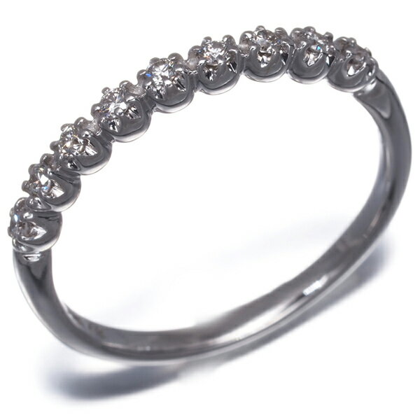 スタージュエリー リング ダイヤ ダイヤモンド 0.12ct 10号 K18WG Ring 指輪 【中古】BLJ/GENJ