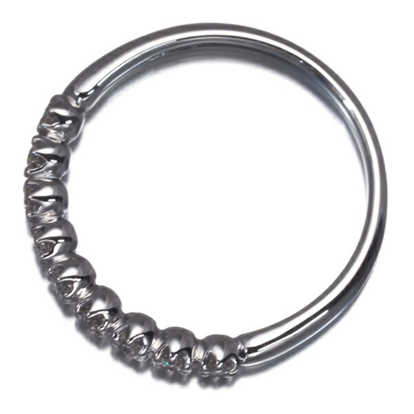 スタージュエリー リング ダイヤ ダイヤモンド 0.12ct 10号 K18WG Ring 指輪 【中古】BLJ/GENJ