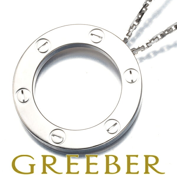 Other - ★ポイント5倍対象商品★ Cartier カルティエ ラブネックレス サークル K18WG Necklace【中古】BLJ