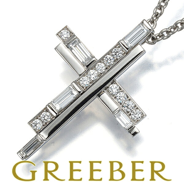 Rakuten - HARRY WINSTON ハリーウィンストン ネックレス ダイヤ ダイヤモンド トラフィッククロス Pt950 Necklace【中古】BLJ