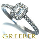 Tiffany&Co. ティファニー リング ダイヤ ダイヤモンド 0.32ct ソレスト エメラルドカット 11号 Pt950 Ring 指輪 【中古】BLJ(4)