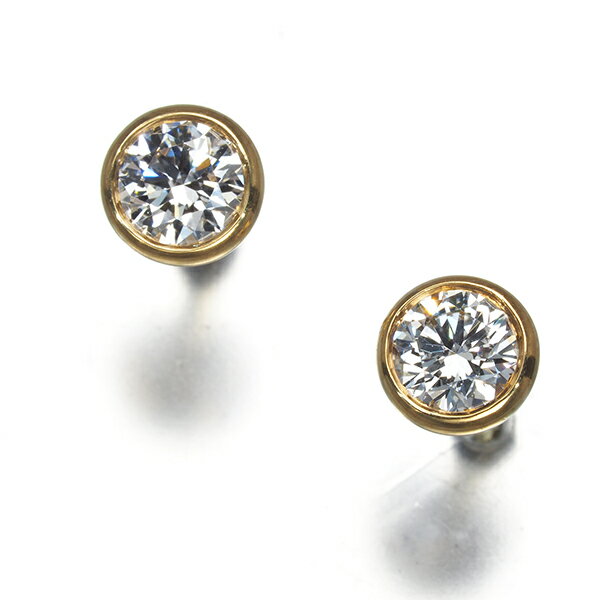 Tiffany&Co. ティファニー ピアス ダイヤ ダイヤモンド 0.2ct/0.2ct程 バイザヤード K18YG Pierce【中古】BLJ