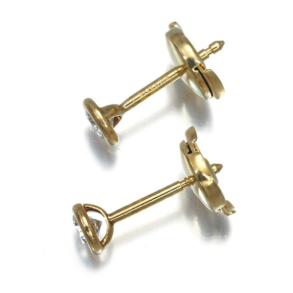 Tiffany&Co. ティファニー ピアス ダイヤ ダイヤモンド 0.2ct/0.2ct程 バイザヤード K18YG Pierce【中古】BLJ