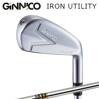 2023年モデル カスタムクラブ イオンスポーツ ジニコ アイアン ユーティリティ シルバー/ブラックIP ト..