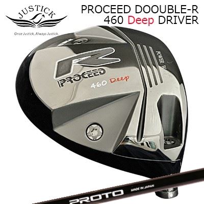 プロシード ダブルアール 460 ディープ ドライバーCRAZY PROTO 1-Flex DRIVERHEAD 食いつく打感＆ロースピン性能4640ccのディープフェース＋カーボンクラウンボディーにより会得したロースピン性能と食いつく打感、さらに進化した「POWER WAVE」設計により、上級者好みの静かな打音も実現。トゥ-ヒール方向の慣性モーメントを増大したシェイプで左への捕まりすぎを抑制し、アスリートゴルファーにも対応したモデルに進化しました。ボディは軽量8-1-1チタンとカーボン素材で徹底的に軽量化を追求し、デー酢にはマイルドな打感と強烈な弾きを兼ね備えた最新素材 T-10鍛造チタンを採用。フェースミーリングとブラックIP加工をダブルで施すことで、これまで以上の低スピン化も実現しました。スリーブスペックSPECIFICATION※付属品:ウェイト(バック4g×ヒール8g)※別売品:ヘッドカバー \5,500(税込)、トルクレンチ \5,500 )別売ウェイト 2g、4g、6g、8g、10g、12g 各\1,650(税込)※製品には数値と多少の誤差が生じる場合があります。SHAFTCRAZY PROTO 1-Flex Series 「JUST TORQUE」クレージーの長年の開発経験より、各シャフトに最適なトルクの数値を導き出し、フレックスを1つに絞ったモデル。軽量モデルですが、「ジャストトルク」がスイングの安定性を高め、結果を追求するゴルファーたちが求める飛距離とコントロールを両立します。COSMETICSPECIFICATIONPROTO DRIVERPROTO FAIRWAYPROTO UTILITYPROTO IRONPROTO WEDGEGRIP【標準グリップ】※グリップ重量には製品公差がございますのでご了承下さい。※ロゴ無グリップを装着の際はロゴ向きのご指定は頂けません。※バックラインなしのグリップはバックラインのあり/なしのご指定はいただけません。※カスタム対応グリップは予告なく変更になる場合があります。PROCEED DOUBLE-R 460 Deep DRIVER カスタムオーダーについてご注文の流れロフトを選択してください。シャフトの種類、フレックスを選択してください。クラブ長、バランスを選択してくださいグリップを選択してください(標準グリップまたは別注)。バックラインのあり、なしを選択してください。シャフトロゴの向きを選択してください。グリップロゴの向きを選択してください。買い物カゴに入れ、通常のお買い物と同じようにお手続きください。※必ずshop@os-golf.comからのメールを受信できるようにしてください。※価格に標準グリップの代金は含まれていますが、別のグリップをご希望の場合は別途グリップ代金が必要となります。※通常はご注文確定後2週間程度での発送となります。※カスタムモデルですので、代金先払いとさせていただきます。また、スペック決定後のキャンセルはできません。ご了承ください。※メーカー欠品の為、納期が大幅に遅れる場合はメールにてご連絡いたします。その際はご注文をキャンセルすることが可能です。オプションを選択して専用レンチを同時に購入される場合、\5,500の追加代金が発生します。ご購入金額がご注文時の買い物かごに表示される金額とは異なりますのでご了承ください。カスタムクラブはお客様のご要望に合わせて工房で組み上げます。それぞれ異なる商品ですので、ご注文後のキャンセルはできません。また、代引き決済も対応しておりません。ご理解、ご協力よろしくお願いします。