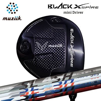 樂天商城 - カスタムクラブ ムジーク ブラックエクスパイア ミニドライバー ループ スラッシュ ドライバーMuziik BLACK XSPIRE Mini Driver LOOP SLASH for DRIVER高初速 方向性重視 小ぶりヘッド