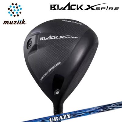 2023年モデル カスタムクラブ ムジーク ブラックエクスパイア ドライバー クレイジー ロイヤルシューターMuziik BLACK XSPIRE Driver CRAZY ROYAL SHOOTER