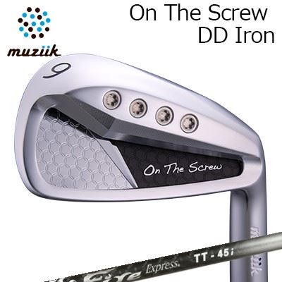 MUZIIK On The Screw DD IronFire Express TT-45iHEAD顔と打感にこだわり、飛び系アイアンでもアドレス時に違和感を感じないヘッドサイズ、ネック形状です。軟鉄鍛造のカップフェースは、心地よい打感と反発力を両立します。アンダーカットキャビティ構造は、重心深度を下げ、スイートエリアが最大限に確保します。トゥとヒール部分のソールを落としたマルチソール形状は、さまざまなライからの抜けを良くします。※製品には表示スペックと多少の誤差が生じる場合がありますのでご了承下さい。SHAFTファイアーエクスプレス TT-45i高機能超軽量アイアンシャフト従来の軽量シャフトは柔らかくてトルクが多くなりがちのため、スピードを落として振らないとブレが生じてしまうため扱い難いものでした。TT-45iは、東レ製高強度シート「TORAYCAR T800S」を主材料に採用。従来の軽量シャフトには無い、しなやかさとしっかり感を合わせ持つシャフトに仕上がっています。スピードを上げて打つことができるため、軽さをメリットにすることが可能となります。 チップ側にはタングステンパウダーシートを装着した「パワーチップ構造」を採用。トゥダウンとヘッドの開閉を抑えながらしなりをコントロール。ミート率の向上と当たり負けを抑え、打出し角のコントロールを容易にします。また、チップ側に重さがあることで、軽量シャフトでありながら重さを感じやすくなり、スイング中のクラブコントロールを高めるメリットもあります。そして、最外層に巻かれている四軸組布シートは飛距離と方向を安定させます。 外観は手元側がクリアー、中間部はシルバー、先端はクロクリアーの配色。手元と先端に見える四軸組布シートが他にはない存在感を演出しています。さらに、マット仕上げにすることでプレミアム感を引き立たせます。 軽量のウッドシャフトからアイアンまでの振り心地を揃えることが可能となり、新たなクラブセッティングの時代を予感させるシャフトです。SPECIFICATIONGRIP【標準グリップ】※グリップ重量には製品公差がございますのでご了承下さい。※ロゴ無グリップを装着の際はロゴ向きのご指定は頂けません。※バックラインなしのグリップはバックラインのあり/なしのご指定はいただけません。※カスタム対応グリップは予告なく変更になる場合があります。ムジーク オンザスクリュー DD アイアンファイアーエクスプレス TT-45iご注文についてご注文の流れシャフトの種類、フレックスを選択してください。シャフトロゴの向きを選択してください。クラブ長、バランスを選択してくださいグリップを選択してください(標準グリップまたは別注)。グリップロゴの向きを選択してください。追加番手をオプション購入される場合はご希望の番手をチェックしてください。(別途代金が必要です)買い物カゴに入れ、通常のお買い物と同じようにお手続きください。※必ずshop@os-golf.comからのメールを受信できるようにしてください。※価格に標準グリップの代金は含まれていますが、別のグリップをご希望の場合は別途グリップ代金が必要となります。※通常はご注文確定後2週間程度での発送となります。※カスタムモデルですので、代金先払いとさせていただきます。また、スペック決定後のキャンセルはできません。ご了承ください。※メーカー欠品の為、納期が大幅に遅れる場合はメールにてご連絡いたします。その際はご注文をキャンセルすることが可能です。オプションを選択して追加番手をご購入いただけますが、追加番手をご購入いただく場合1本あたり\45,000(税別)の追加代金が発生いたします。ご購入金額がご注文時の買い物かごに表示される金額とは異なることがありますのでご了承ください。カスタムクラブはお客様のご要望に合わせて工房で組み上げます。それぞれ異なる商品ですので、ご注文後のキャンセルはできません。また、代引き決済も対応しておりません。ご理解、ご協力よろしくお願いします。