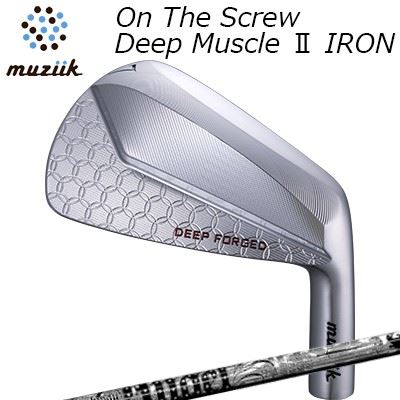 2022年モデル カスタムクラブ ムジーク オンザスクリュー ディープマッスル II アイアン ハイウェイエンジェルMuziik On The Screw Deep Muscle 2 IRON Highway Angel/6本セット(#5〜PW) その1