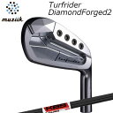 JX^Nu/2023Nf/W[N ^[tC_[ _CAh tH[Wh 2 ACA KBS GXe[p[(}l[e[p[) ubNPVDMuziik TurfRider Diamond Forged II Iron KBS S-Taper Black PVD