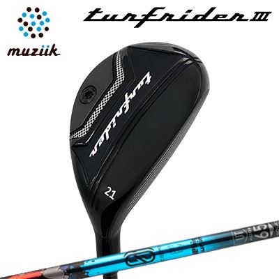 ムジークカスタム特注クラブ ターフライダー3 ユーティリティ デザインチューニング ゼロソリッド ユーティリティMuziik TurfRider III UTILITY Design Tuning ZERO SOLID UT