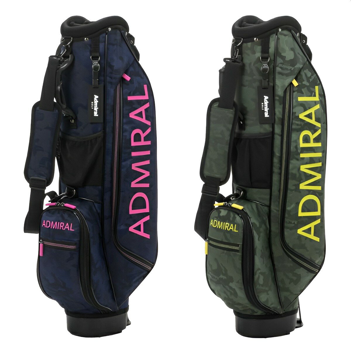 アドミラル ミドルスタンド カモ ジャガードADMIRAL GOLF MIDDLE STAND BAG CAMO JACQUARD ADMG3BK1