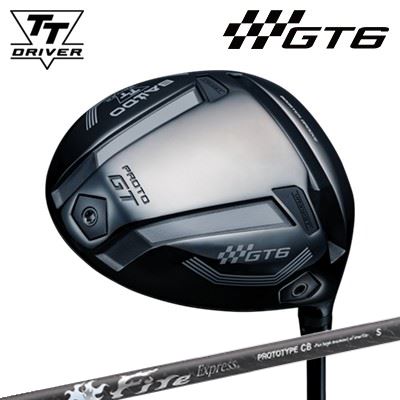 バルド TTドライバー GT6 シャロー ドライバーコンポジットテクノ ファイアーエクスプレス プロトタイプ CBHEADBALDO GT6は、458 ccの体積に洋梨型ヘッドシェイプを採用し、アドレス時の構えやすさや安定感をこれまでよりも向上させています。シャローフェース設計でボールの高い打ち出し角度を簡単に作ることができます。ヒール側とバックフェース側にペンタゴンウェイトプレートを装着することにより、フェースの開閉スピードを上げてボールをより掴まえることができ、シャローフェースモデルにありがちな無駄なバックススピン量を抑制してくれます。GT3に比べてやや短めの重心距離に設計することにより。フェースをターンさせなくてもオートマチックにスクエアなインパクトが迎えられるモデルへと進化しています。また、ペンタゴンパワープレートを変更することで、重心バランスを変えることが可能です。5g × 2個が標準装着されていますが、2g 3g 4g 6g 7g 8g と1グラム単位で変更させることが可能です。BOOSTER GROOVEソール面のフェース寄りにブースターグローブを設けることでインパクト時の撓みと撓み戻りの力を利用して、フェースの強い反発力を生み出します。インパクト時に、フェースの周辺から撓ませボールの初速をアップさせる。またミスヒットへの寛容性が向上し、重心より下でミスヒットした時の無駄なバックスピン量を抑えて飛距離のロスを防いでくれます。VASSIST TPU PLATEソール面の左右に、ゴムのようにしなやかな弾力性と硬質プラスチックのような強さを持ち合わせた素材の、熱可塑性ポリウレタンエラストマーで構成されたパーツのバシストプレートを装着。これによりインパクト時に発生するボディーのバイブレーションを程よく抑え吸収してくれる役割をになっています。FORGED DAT55G CUP FACEフェース素材にはDAT55Gを使用し、精密鍛造のカップフェースには上下ブリッジ部分の熱処理とフェース中央部分の熱処理温度を変えることにより撃芯エリアを拡大。これまでよりもよりしなやかにフェースがインパクトエネルギーを吸収し、高初速のボールを生み出します。またスコアラインの間にマイクロレーザーミーリングを施すことで、安定したスピン量がもたらされます。PENTAGON POWER PLATEソール面とバックフェイス部分に各5gのペンタゴンパワープレートを装着。ボールを強く押し出すバランス調整が可能。IMPACT SOUNDスリーブモデルの弱点であった、インパクトサウンドの改善と追求を徹底的に行い、引き締まった心地よい飛びやボールの威力が連想できるインパクトサウンドに仕上がっています。TUNING INJECTION HOLEトゥ側にインジェクションホールを設け、さらなる打球音の調整や重量調整などが可能になりました。SLEEVE POSITIONSPECIFICATIONS※付属品:可変式スリーブ(TYPE1.2) ペンタゴンパワープレート(5g×2)※別売品:ヘッドカバー(BALDOロゴ、クローバー) 各5,500円(税込)可変式スリーブ(TYPE1.5) 4,400円(税込)トルクレンチ 3,300円(税込)ペンタゴンパワープレート(2g、3g、4g、6g、7g、8g)※スペック数値と実際の商品とは多少の誤差が生じる場合があります。SHAFTFireExpress PROTOTYPE CB高MOIヘッドでの振り遅れやタイミングのズレなどの悩みを解決する、ファイヤーエクスプレスのカウンターバランスシャフト昨今の高MOIヘッドは、ミスヒットに強く直進性も高いことから、安定して飛距離アップが狙えます。しかしながら、重心距離が長く、フェースが開きやすくスクエアに戻しにくかったり、ヘッドの重さ、シャフトの長さに負けてしまい振り遅れてしまい、右へのミスに悩むプレーヤーも多くいます。ファイヤーエクスプレス プロトタイプCBは、手元側に比重の高いタングステンプリプレグシートを採用し、バランスポイントを従来のシャフトには無い手元側に大きく設定した超カウンターバランス（CB）設計としました。これにより、クラブレングスを保ちながらも軽いバランスに仕上がります。スイング中にヘッドの重さを過度に感じることが無くなり、スムースに切り返しすることが可能になり。開き気味だったフェースの向きも、スクエアに保てることでインパクトが厚くなります。 外観は、外層の6軸組布が見える艶消しクリアー塗装を全長に採用。シンプルで落ち着いた仕上げになっています。COSMETICSPECIFICATION※振動数はヘッド200g、45.50インチ(60度法計測)で組立てした時の目安です。※製品には表示スペックと僅少の誤差が生じる場合がありますのでご了承下さい。GRIP【バルドカスタム用グリップ】※グリップ重量には製品公差がございますのでご了承下さい。※ロゴ無グリップを装着の際はロゴ向きのご指定は頂けません。※バックラインなしのグリップはバックラインのあり/なしのご指定はいただけません。※カスタム対応グリップは予告なく変更になる場合があります。BALDO 2025 TT DRIVER GT6 SHALLOWCOMPOSIT TECHNO Fire Express PROTOTYPE CBカスタムオーダーについてご注文の流れ左右、ロフトを選択してください。(左用は後日発売予定)同時購入品を選択してくださいシャフトの種類、フレックスを選択してください。シャフトロゴの向きを選択してください。クラブ長を選択してください。バランスを選択してください。グリップを選択してください(標準グリップまたは別注)。グリップロゴの向きを選択してください。買い物カゴに入れ、通常のお買い物と同じようにお手続きください。ご注文前に必ずご確認下さい※必ずshop@os-golf.comからのメールを受信できるようにしてください。※通常はご注文確定後1週間程度での発送となります。※予約商品は発売開始後に順次発送となります※カスタムモデルですので、代金先払いとさせていただきます。また、キャンセルはできません。ご了承ください。※メーカー欠品の為、納期が大幅に遅れる場合はメールにてご連絡いたします。その際はご注文をキャンセルすることが可能です。カスタムクラブはお客様のご要望に合わせて工房で組み上げます。それぞれ異なる商品ですので、ご注文後のキャンセルはできません。また、代引き決済も対応しておりません。ご理解、ご協力よろしくお願いします。