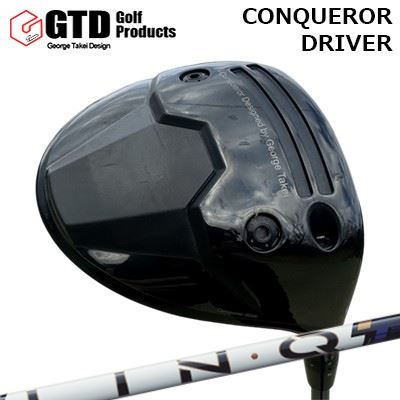 GTD CONQUEROR DRIVERUST Mamiya LIN-Q PowerCore BLUEHEADGTD待望のニューモデルドライバー455シリーズ、460シリーズ、MAXシリーズのいいとこ取りをしたGTDの最新ドライバー、コンクワーラー(覇者)ドライバーは、飛距離、方向性、打感、ショットイメージなどすべて過去のGTDドライバーを上回る性能を目指し一から開発されたドライバーです。可変式スリーブでリアルロフト10.5度。やや高めの弾道でニュートラルで適度なつかまりからGTDならではの飛距離性能を発揮します。スペック※ウェイト：標準時 4g×2※付属品：ヘッドカバー※コンクワーラー DRIVER用スリーブは従来のGTDドライバー用スリーブと互換性があります。BlackIceドライバー用スリーブとは互換性はありません。※製品には表示スペックと多少の誤差が生じる場合がありますのでご了承下さい。SHAFTUST Mamiya LIN-Q パワーコア PowerCore BLUE（ドライバー／フェアウェイウッド用シャフト）新テクノロジー「PowerCore」搭載。余計な変形を抑えて、しなやかにしなり戻る世界のトッププレイヤーが勝ち抜くために選ぶLIN-Q PowerCoreを、日本のプレイヤー向けに展開したモデル。独自のQ-Ply素材×ナノレジンシステムによる新テクノロジー「PowerCore」を搭載し、余分なシャフトの変形を抑制。その結果、シャフト全体がしなやかに“しなり戻り”やすく、打感の良さとエネルギーロス低減を両立します。スイングパワーを最大効率でボールへ伝えたい方、安定性を高めつつ叩けるフィーリングが欲しい方に向く設計です。LIN-Q パワーコアシリーズのポジショニングマップLIN-Q パワーコアシリーズの弾道比較COSMETICSPECIFICATION※スペック数値と実際の商品とは多少の誤差が生じる場合があります。GRIP【標準カスタム用グリップ】 ※グリップ重量には製品公差がございますのでご了承下さい。※ロゴ無グリップを装着の際はロゴ向きのご指定は頂けません。※バックラインなしのグリップはバックラインのあり/なしのご指定はいただけません。※カスタム対応グリップは予告なく変更になる場合があります。GTD コンクワーラー ドライバーUSTマミヤ リンク パワーコア ブルーカスタムオーダーについてご注文の流れご指定がある場合、スリーブポジションをご記入ください。(おまかせの場合空欄でかまいません)シャフトの種類、フレックスを選択してください。シャフトロゴの向きを選択してください。クラブ長を選択してください。ご指定がある場合、バランスをご記入ください。(おまかせの場合空欄でかまいません)グリップを選択してください。グリップロゴの向きを選択してください。買い物カゴに入れ、通常のお買い物と同じようにお手続きください。※必ずshop@os-golf.comからのメールを受信できるようにしてください。※価格に標準グリップの代金は含まれていますが、別のグリップをご希望の場合は別途グリップ代金が必要となります。※通常はご注文後、10日～14日程度での発送となります。※カスタムモデルですので、代金先払いとさせていただきます。また、スペック決定後のキャンセルはできません。ご了承ください。※メーカー欠品の為、納期が大幅に遅れる場合はメールにてご連絡いたします。その際はご注文をキャンセルすることが可能です。※その他のシャフトをご希望のお客様は、電話(079-430-2568)またはメール(shop@os-golf.com)にてお問い合わせください。コンクワーラー DRIVER用スリーブは、Black Ice The MAXドライバー用スリーブとは異なります。互換性はありませんのでご注意ください。また、455シリーズ、Angel-Cシリーズのシャフトを装着した場合、0.5インチほどクラブ長が長くなります。カスタムクラブはお客様のご要望に合わせて工房で組み上げます。それぞれ異なる商品ですので、ご注文後のキャンセルはできません。また、代引き決済も対応しておりません。ご理解、ご協力よろしくお願いします。