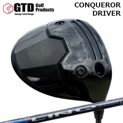GTD CONQUEROR DRIVERUST Mamiya LIN-Q BLUE EX/WHITE EXHEADGTD待望のニューモデルドライバー455シリーズ、460シリーズ、MAXシリーズのいいとこ取りをしたGTDの最新ドライバー、コンクワーラー(覇者)ドライバーは、飛距離、方向性、打感、ショットイメージなどすべて過去のGTDドライバーを上回る性能を目指し一から開発されたドライバーです。可変式スリーブでリアルロフト10.5度。やや高めの弾道でニュートラルで適度なつかまりからGTDならではの飛距離性能を発揮します。スペック※ウェイト：標準時 4g×2※付属品：ヘッドカバー※コンクワーラー DRIVER用スリーブは従来のGTDドライバー用スリーブと互換性があります。BlackIceドライバー用スリーブとは互換性はありません。※製品には表示スペックと多少の誤差が生じる場合がありますのでご了承下さい。SHAFTUST Mamiya LIN-Q BLUE EXUSPGAツアーでも活躍中のシャフト、リンク ブルーEXはアッタスシリーズと比べてよりアスリート向けのシャフトです。最新の炭素繊維をUSTマミヤ独自のテクノロジーで組み合わせることで、飛距離・方向性・フィーリングの良さをすべて兼ね備えたシャフトができあがりました。リンク ブルーEXの特徴LIN-QシリーズのポジショニングマップLIN-Qシリーズの剛性分布COSMETICSPECIFICATIONGRIP【標準カスタム用グリップ】 ※グリップ重量には製品公差がございますのでご了承下さい。※ロゴ無グリップを装着の際はロゴ向きのご指定は頂けません。※バックラインなしのグリップはバックラインのあり/なしのご指定はいただけません。※カスタム対応グリップは予告なく変更になる場合があります。GTD コンクワーラー ドライバーUSTマミヤ リンク ブルーEX/ホワイトEXカスタムオーダーについてご注文の流れご指定がある場合、スリーブポジションをご記入ください。(おまかせの場合空欄でかまいません)シャフトの種類、フレックスを選択してください。シャフトロゴの向きを選択してください。クラブ長を選択してください。ご指定がある場合、バランスをご記入ください。(おまかせの場合空欄でかまいません)グリップを選択してください。グリップロゴの向きを選択してください。買い物カゴに入れ、通常のお買い物と同じようにお手続きください。※必ずshop@os-golf.comからのメールを受信できるようにしてください。※価格に標準グリップの代金は含まれていますが、別のグリップをご希望の場合は別途グリップ代金が必要となります。※通常はご注文後、10日～14日程度での発送となります。※カスタムモデルですので、代金先払いとさせていただきます。また、スペック決定後のキャンセルはできません。ご了承ください。※メーカー欠品の為、納期が大幅に遅れる場合はメールにてご連絡いたします。その際はご注文をキャンセルすることが可能です。※その他のシャフトをご希望のお客様は、電話(079-430-2568)またはメール(shop@os-golf.com)にてお問い合わせください。コンクワーラー DRIVER用スリーブは、Black Ice The MAXドライバー用スリーブとは異なります。互換性はありませんのでご注意ください。また、455シリーズ、Angel-Cシリーズのシャフトを装着した場合、0.5インチほどクラブ長が長くなります。カスタムクラブはお客様のご要望に合わせて工房で組み上げます。それぞれ異なる商品ですので、ご注文後のキャンセルはできません。また、代引き決済も対応しておりません。ご理解、ご協力よろしくお願いします。
