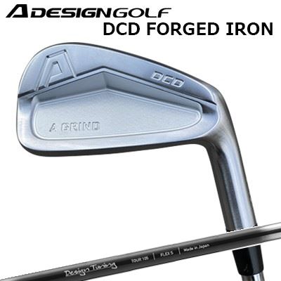 カスタムクラブ エーデザインゴルフ エーグラインド DCD フォージドアイアン デザインチューニング カラースチール フロストブラックA DESIGN GOLF A GRIND DCD FORGED IRON Design Tuning LABO SERIES COLOR STEEL FROST BLACK6本セット(#5～PW)
