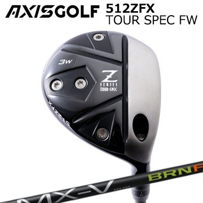 カスタムクラブ アクシスゴルフ 512ZFX ツアースペック フェアウェイウッド ミステリー FSP MX-V BRNFA..
