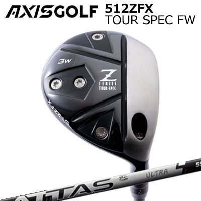 カスタムクラブ アクシスゴルフ 512ZFX ツアースペック フェアウェイウッド USTマミヤ アッタス RX ウルトラブラックAXIS GOLF 512ZFX TOUR SPEC FW UST Mamiya ATTAS RX ULTRA BLACK