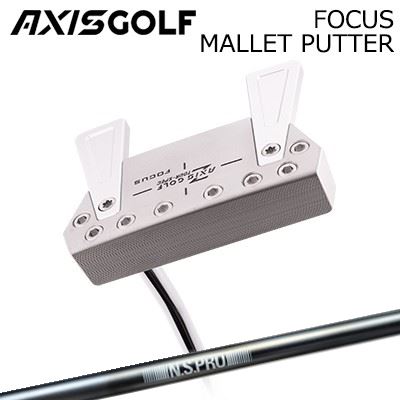 アクシスゴルフ フォーカス マレット パター 日本シャフト NSプロ ブラックシャドウ パターシャフトAXISGOLF FOUS MALLET PUTTER N.S.PRO BLACK　SHADOW　PUTTER