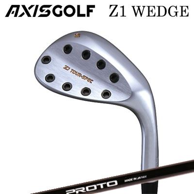 AXISGOLF Z1 WEDGECRAZY PROTO 1-Flex WEDGEHEAD「機能美」重量配分コントロールを追求した最終形。バックフェースのウエイトボルトを調整する事でウエイトコントロールが可能です。使い手の感性を引き出すウェッジが誕生。SPECIFICATION※製品には表示スペックと多少の誤差が生じる場合がありますのでご了承下さい。SHAFTCRAZY PROTO 1-Flex Series 「JUST TORQUE」クレージーの長年の開発経験より、各シャフトに最適なトルクの数値を導き出し、フレックスを1つに絞ったモデル。軽量モデルですが、「ジャストトルク」がスイングの安定性を高め、結果を追求するゴルファーたちが求める飛距離とコントロールを両立します。COSMETICSPECIFICATIONPROTO DRIVERPROTO FAIRWAYPROTO UTILITYPROTO IRONPROTO WEDGEGRIP【アクシスゴルフカスタム用グリップ】 CUSTOMアクシスゴルフ Z1 ウェッジクレイジー プロト 1フレックス ウェッジカスタムオーダーについてご注文の流れヘッドのカスタム内容を選択してください。ロフトを選択してください。シャフトの種類、フレックスを選択してください。シャフトロゴの向きを選択してくださいクラブ長を選択してくださいバランスを選択してくださいグリップを選択してください(モデル・カラー・バックライン・口径)。グリップロゴの向きを選択してください。買い物カゴに入れ、通常のお買い物と同じようにお手続きください。※必ずshop@os-golf.comからのメールを受信できるようにしてください。※価格に標準グリップの代金は含まれていますが、別のグリップをご希望の場合は別途グリップ代金が必要となります。※カスタムモデルですので、代金先払いとさせていただきます。また、スペック決定後のキャンセルはできません。ご了承ください。※メーカー欠品の為、納期が大幅に遅れる場合はメールにてご連絡いたします。その際はご注文をキャンセルすることが可能です。※その他のシャフトをご希望のお客様は、電話(079-430-2568)またはメールにてお問い合わせください。ヘッドの有料カスタムをご希望のお客様は、ご注文完了後に当店にてカスタム金額を計算の上、金額を変更いたします。ご注文確定時の金額と実際の金額が異なりますので、ご理解、ご了承よろしくお願いします。カスタムクラブはお客様のご要望に合わせて工房で組み上げます。それぞれ異なる商品ですので、ご注文後のキャンセルはできません。また、代引き決済も対応しておりません。ご理解、ご協力よろしくお願いします。