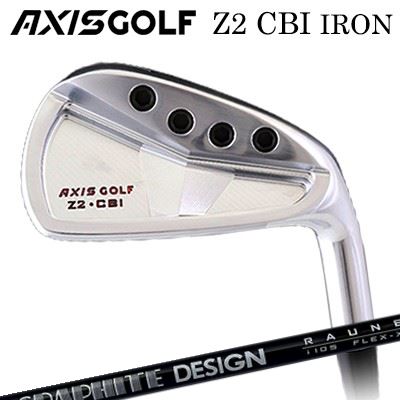 カスタムクラブ アクシスゴルフ Z2 CBI アイアン グラファイトデザイン ラウネ アイアン i105AXISGOLF Z2 CBI IRON RAUNE IRON i1056本セット(#5～PW)
