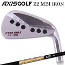 カスタムクラブ アクシスゴルフ Z2 MBI アイアン ダイナミックゴールド 105 オニキスブラックAXISGOLF Z2 MBI IRON True Tem...