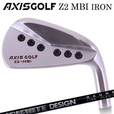 カスタムクラブ アクシスゴルフ Z2 MBI アイアン グラファイトデザイン ラウネ アイアン i105AXISGOLF Z2 MBI IRON RAUNE IRON i1056本セット(#5～PW)