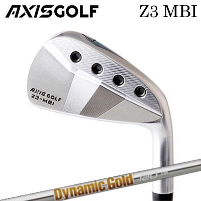 AXISGOLF Z3 MBI IRONTrueTemper Dynemic Gold MID TOUR ISSUEHEADプレイヤー自身のテクニックで無限の可能性4つのウエイトビスを装着。ロングアイアンではトゥ側のビス穴をより深くくり抜き逆にショートアイアンではヒール側のビス穴を深くくり抜く事で、各番手の重心をコントロールしています。ロングアイアンはつかまり感と操作性が向上し、見た目からは想像ができないやさしさを体感できます。また、ショートアイアンではつかまり過ぎを抑え、プレイヤー自身が思い描く理想の弾道を導きます。SPECIFICATION※製品には表示スペックと多少の誤差が生じる場合がありますのでご了承下さい。SHAFTTRUE TEMPER Dynamic Gold 85新合金と製造プロセスによって、ついに史上最軽量のダイナミックゴールドの開発に成功し、DGシリーズに新製品〈Dynamic Gold 85〉として新たに加わりました!単に軽量化しただけで“ダイナミックゴールド”を名乗ることは出来ません。特にツアープロやトップアスリートゴルファーに多く愛用されているダイナミックゴールドは、いかなる状況においても最高のパフォーマンスを発揮出来るように厳しい条件をクリアする必要があります。積み重ねられた実績とプロの舞台で養われたノウハウによって、ダイナミックゴールド85はその全てをクリアし、さらには80g台のシャフトにおいて最大のボール初速、打出し角、飛距離を実現させることに成功しました。バット径を他社同等製品よりも細く設定することで、インパクトの感覚を向上させて軟らかいフィーリングにチューニングしました。また、他社製品より18%程度軟らかいティップは、高弾道でスムースなインパクトが得られます。カーボンシャフトをお使いのプレイヤーの方にも違和感なく乗り換えることができるシャフトです。COSMETICSPECIFICATIONGRIP【アクシスゴルフカスタム用グリップ】CUSTOMアクシスゴルフ Z3 MBI アイアントゥルーテンパー ダイナミックゴールドミッド ツアーイシューカスタムオーダーについてご注文の流れヘッドのカスタム内容を選択してください。シャフトの種類、フレックスを選択してください。シャフトロゴの向きを選択してくださいクラブ長を選択してくださいバランスを選択してくださいグリップを選択してください(モデル・カラー・バックライン・口径)。グリップロゴの向きを選択してください。買い物カゴに入れ、通常のお買い物と同じようにお手続きください。※必ずshop@os-golf.comからのメールを受信できるようにしてください。※価格に標準グリップの代金は含まれていますが、別のグリップをご希望の場合は別途グリップ代金が必要となります。※カスタムモデルですので、代金先払いとさせていただきます。また、スペック決定後のキャンセルはできません。ご了承ください。※メーカー欠品の為、納期が大幅に遅れる場合はメールにてご連絡いたします。その際はご注文をキャンセルすることが可能です。※その他のシャフトをご希望のお客様は、電話(079-430-2568)またはメールにてお問い合わせください。ヘッドの有料カスタムをご希望のお客様は、ご注文完了後に当店にてカスタム金額を計算の上、金額を変更いたします。ご注文確定時の金額と実際の金額が異なりますので、ご理解、ご了承よろしくお願いします。ヘッドを1箇所でもカスタムされますと、メーカーにて特注仕様のヘッドを製作いたしますので納期は約1ヶ月頂戴いたします。すべて標準仕様のヘッドをご注文の場合、納期は10日～2週間程度となります。詳しくはショップまでお問い合わせください。カスタムクラブはお客様のご要望に合わせて工房で組み上げます。それぞれ異なる商品ですので、ご注文後のキャンセルはできません。また、代引き決済も対応しておりません。ご理解、ご協力よろしくお願いします。