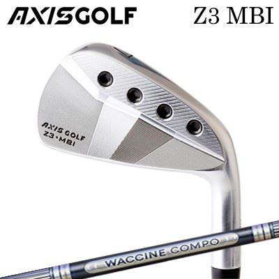 楽天オーエスゴルフカスタムクラブ 2023年モデル アクシスゴルフ Z3 MBI アイアン ワクチンコンポ GR501/601 アイアンAXISGOLF Z3 MBI IRON WACCINE COMPO GR501/601 IR6本セット（#5～PW）