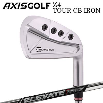 カスタムクラブ アクシスゴルフ Z4 ツアー CB アイアン トゥルーテンパー エレベート MPH 95AXISGOLF Z..