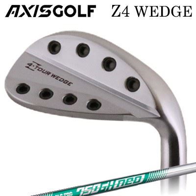 AXISGOLF Z4 WEDGE日本シャフト NSプロ 750GH ネオHEAD極限まで追求したやさしさ！ハイバウンスウェッジの、芝に刺さりにくくダフりにくい性能はプレイヤーの安心感を導きます。オートマチックな操作性と高スピン性能は維持し、ソール部ヒール側を削り落とした事で、フェイスを開いて使いたいシチュエーションでもリーディングエッジが浮きにくく球を上げる事が容易になっています。今までのハイバウンスウェッジでは体感ができなかった抜け感は、プレイヤーが思い描く球筋を実現できる最高のウェッジに仕上げました。SPECIFICATION※製品には表示スペックと多少の誤差が生じる場合がありますのでご了承下さい。SHAFT日本シャフト N.S.PRO 750GH NEO新機能搭載アイアンとのマッチングと爽快に振りぬける軽さを兼ね備えたneo第3弾N.S.プロ 750GH ネオは、新世代ドライバーの40g台の軽量カーボンシャフトに重量フロー、フィーリングがマッチする70g台のアイアン用シャフトです。また、中空アイアンなど最新のストロングロフトアイアンにも対応する高打ち出し角、適正なスピン量を実現しました。スチールシャフトならではのソリッドな打感と適度なコントロール性能、安定性を持ち合わせた新世代軽量スチールシャフトです。COSMETICSPECIFICATIONGRIP【アクシスゴルフカスタム用グリップ】 CUSTOMアクシスゴルフ Z4 ウェッジN.S.PRO 750GH NEOカスタムオーダーについてご注文の流れヘッドのカスタム内容を選択してください。ロフトを選択してください。シャフトの種類、フレックスを選択してください。シャフトロゴの向きを選択してくださいクラブ長を選択してくださいバランスを選択してくださいグリップを選択してください(モデル・カラー・バックライン・口径)。グリップロゴの向きを選択してください。買い物カゴに入れ、通常のお買い物と同じようにお手続きください。※必ずshop@os-golf.comからのメールを受信できるようにしてください。※価格に標準グリップの代金は含まれていますが、別のグリップをご希望の場合は別途グリップ代金が必要となります。※カスタムモデルですので、代金先払いとさせていただきます。また、スペック決定後のキャンセルはできません。ご了承ください。※メーカー欠品の為、納期が大幅に遅れる場合はメールにてご連絡いたします。その際はご注文をキャンセルすることが可能です。※その他のシャフトをご希望のお客様は、電話(079-430-2568)またはメールにてお問い合わせください。カスタムクラブはお客様のご要望に合わせて工房で組み上げます。それぞれ異なる商品ですので、ご注文後のキャンセルはできません。また、代引き決済も対応しておりません。ご理解、ご協力よろしくお願いします。