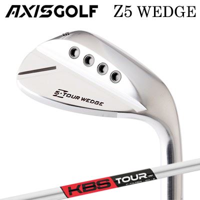 AXISGOLF Z5 WEDGEKBS C-TaperHEADツアーで鍛えられたウェッジを更に実戦向きへ進化させたプレイヤーに易しいウェッジ誕生強烈なバックスピンはそのままにライを選ばないソールデザインを開発！製造から仕上げまで完全に国内の職人による純国産のウェッジです。徹底的に打感と使いやすさに拘りました。バウンス角は12度(SW)に設定し、独自設計のセミワイドソールはZ1ツアースペックウェッジよりもソールの滑りやすさと芝に刺さりにくいシェイプデザインとなっています。また、重心位置をより高重心にしスピン性能を追求しました。近距離でのアプローチも安定したスピン量を保てます。ソール部ヒール側を極限まで削り落とした事で、驚異的抜け感に仕上がっています。拘りのヘッド形状で操作性がアップ。あらゆるテクニカルショットも容易にできます。SPECIFICATION※製品には表示スペックと多少の誤差が生じる場合がありますのでご了承下さい。SHAFTKBS C-Taperツアープレーヤーのフィードバックを基に、 KBS C-TAPER シャフトは低く鋭い弾道と、より優れたショットコントロールを必要としているプレーヤーのために設計されています。特徴的な KBS 技術を詰め込んだ KBS C-TAPER シャフトは、低い弾道とスピンコントロールのためにテーパーとチップ部分のシャフト直径を最適にし、キレのある弾き感を生み出すためにエネルギー伝達効率を最大にしています。第三者のテスト機関で実証されているように、 C-TAPER シャフトは、他者製品と比較して平均で 5% 飛距離が伸びています。ツアーでは、 KBS C-TAPER シャフトは、ショットコントロールやキレのある弾き感が好きな世界のトッププレーヤーたちに選ばれています。 110gから 130gまでの範囲で、フレックスと 重量の5つのレベルが利用可能 -- KBS C-TAPER シャフトは、スウィングテンポが比較的速めのプレーヤーに合う様に設計しております。GRIP【アクシスゴルフカスタム用グリップ】 CUSTOMアクシスゴルフ Z5 ウェッジKBS シーテーパーカスタムオーダーについてご注文の流れロフトを選択してください。ヘッドのカスタム内容を選択してください。シャフトの種類、フレックスを選択してください。シャフトロゴの向きを選択してくださいクラブ長を選択してくださいバランスを選択してくださいグリップを選択してください(モデル・カラー・バックライン・口径)。グリップロゴの向きを選択してください。買い物カゴに入れ、通常のお買い物と同じようにお手続きください。※必ずshop@os-golf.comからのメールを受信できるようにしてください。※価格に標準グリップの代金は含まれていますが、別のグリップをご希望の場合は別途グリップ代金が必要となります。※カスタムモデルですので、代金先払いとさせていただきます。また、スペック決定後のキャンセルはできません。ご了承ください。※メーカー欠品の為、納期が大幅に遅れる場合はメールにてご連絡いたします。その際はご注文をキャンセルすることが可能です。※その他のシャフトをご希望のお客様は、電話(079-430-2568)またはメールにてお問い合わせください。ヘッドの有料カスタムをご希望のお客様は、ご注文完了後に当店にてカスタム金額を計算の上、金額を変更いたします。ご注文確定時の金額と実際の金額が異なりますので、ご理解、ご了承よろしくお願いします。ヘッドを1箇所でもカスタムされますと、メーカーにて特注仕様のヘッドを製作いたしますので納期は約1ヶ月頂戴いたします。すべて標準仕様のヘッドをご注文の場合、納期は10日～2週間程度となります。詳しくはショップまでお問い合わせください。カスタムクラブはお客様のご要望に合わせて工房で組み上げます。それぞれ異なる商品ですので、ご注文後のキャンセルはできません。また、代引き決済も対応しておりません。ご理解、ご協力よろしくお願いします。
