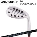 カスタムクラブ アクシスゴルフ Z6 ツアー ウェッジ PROJECT X ALL BLACKAXISGOLF Z6 TOUR WEDGE プロジェクトX オー...
