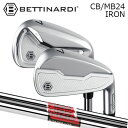 カスタムクラブ 2024年モデル ベティナルディ CB/MB24アイアン KBS エステーパー(マネーテーパー)/ブラックPVD/ライトBETTINARDI C...