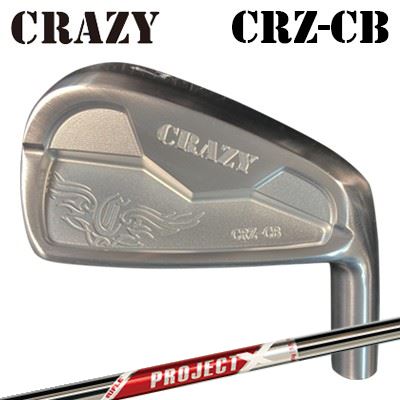 カスタムクラブ 2022年モデル クレイジー CRZ-CB アイアン プロジェクトエックス レッドCRAZY CRZ-CB IRON PROJECT X RED6本セット(#5～PW)