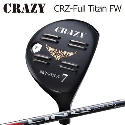 CRAZY CRZ Full Titan FW UST Mamiya LIN-Q RED EXクレイジー CRZ フルチタン フェアウェイウッド USTマミヤ リンク レッドEX