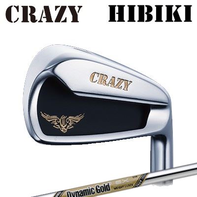 CRAZY HIBIKI Iron True Temper Dynamic Gold EX Tour Issueクレイジー ヒビキ アイアン トゥルーテンパー ダイナミックゴールド イーエックス ツアーイシュー6本セット(#5〜PW)