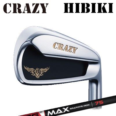 CRAZY HIBIKI Iron KBS MAX GRPHITE IRONクレイジー ヒビキ アイアン KBS マックスグラファイトアイアン6本セット(#5〜PW)