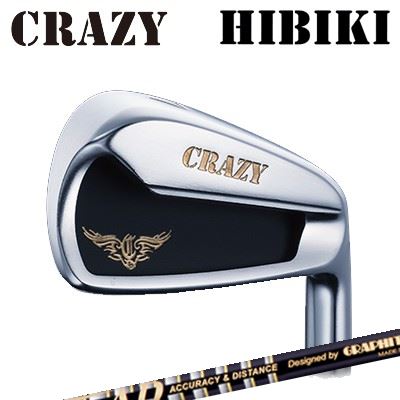 CRAZY HIBIKI Iron TOUR AD 55/65 TYPE2/75/85/95クレイジー ヒビキ アイアン ツアーAD アイアン 55/65 タイプ2/75/85/956本セット(#5〜PW)