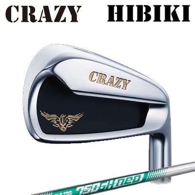 CRAZY HIBIKI Iron 日本シャフト NSプロ 750GH ネオクレイジー ヒビキ アイアン N.S.PRO 750GH NEO6本セット(#5～PW)