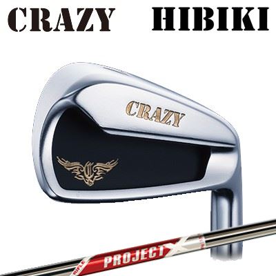 CRAZY HIBIKI Iron PROJECT X REDクレイジー ヒビキ アイアン プロジェクトエックス レッド6本セット(#6～P/A)